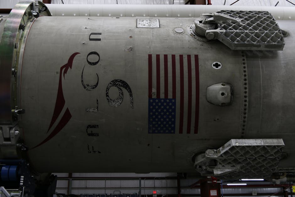 High performance Falcon 9 rocket engineering detail